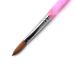 Rolabling Acrylic Nail Brush Size 10 - Kolinsky Sable Manicure Tool in Pink | Pack of 1 - Buy Online on SooperMarket.com