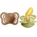 BIBS Pacifiers - Couture Collection | BPA-Free Baby Pacifier | Made in Denmark | Set of 2 Earth/Meadow Color Premium Soothers | Size 0-6 Months