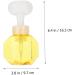 Fomiyes 4-Piece Flower Bubble Bottle Set | Mini Plastic Containers & Foam Soap Dispenser | Transparent 9.7x9.7x16.3cm - Ideal for Home & Travel - Buy Online on SooperMarket.com