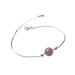 KESYOO Thin Bracelet Delicate Bracelet Cube Bracelet Jewelry Strawberry Crystal Silver Bracelet