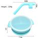 Yummy Baby Toddler Silicone Suction Divided Plate Bowl with Lid, Spoon & Straw - Pink Set | Non Slip Feeding Dish for Kids - Buy Online on SooperMarket.com