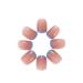 Vatocu Quadratic Shiny Artificial French Pink Ballerina Nails - 24 Piece Acrylic Stick-On Set for Women & Girls - Buy Online on SooperMarket.com