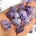 Gemstone Minerals raw Crystal Points Natural Purple Quartz Crystal Amethyst Cluster for Reiki 100g FUZEGRDLI - Buy Online on SooperMarket.com
