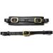 PS Horse Articles Black Leather Padded Noseband & Chin Strap Set - Soft Comfort with Silver Fittings | International Shipping Available - Buy Online on SooperMarket.com