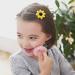 Sunflower Hair Clip Set for Girls - Mini Rubber Bands and Alligator Clips for Kids - Buy Online on SooperMarket.com