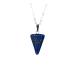 Crystal Decoration Fashion Natural Reiki Pendant Crystal Amulet Gemstone Hexagon Pyramid Necklace Charm Gift Jewelry Stone (Color : 7)
