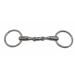 AMKA snaffle bit double broken solid stainless steel thickness 18 mm rings 65 mm up to 17.5 cm 14.5