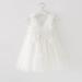 PythJooh Baby Girl Tulle Dress | Sleeveless Butterfly Wings Tutu Princess Dress | Daisy Stars Sundress for 0-4 Years | 12-18 Months | White - Buy Online on SooperMarket.com