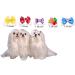 Yagopet 50pcs/Pack Cute New Dog Hair Bows Pairs Rhinestone Pearls Flowers Topknot Mix Styles Dog Bows Pet Grooming Products Mix Colors Pet Hair Bows Topknot Rubber Bands - Buy Online on SooperMarket.com