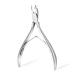 Rikans Professional Cuticle Clippers for Nails  Razor Sharp Cuticle Trimmer Tool  Durable Stainless Steel Cuticle Clippers for Adults  Ergonomic Non-Slip Handle for Fingernails & Toenails (Silver)