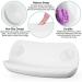 Non-Slip SPA Bath Pillow | Soft Waterproof Headrest with Suction Cups - Easy to Clean | 1pc - Buy Online on SooperMarket.com