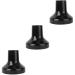 Baluue 3 Pcs Hair Styling Hood Protective Cover Salon Hair Dryer Cover Hair Dryer for Curly Black Abs 16x15cmx3pcs Blackx3pcs