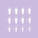 Buy WOOXDYUK 24 Matte Fake Nails - Full Cover Press On Acrylic Nail Art for Women & Girls - Perfect for Parties & DIY Manicure - Buy Online on SooperMarket.com