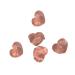 vreplrse 5 Pieces Pink Hair Clips Flower Women Girls Sweet Hairpins Styling Accessories Head Decoration Pin for DIY Crafts Heart