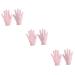minkissy 3 Pairs Nourishing Care Gloves Massaging Hydrating Gloves Dry Hand Moisturizing Gloves for Women Hand Softening Gloves Lotion Pink Girl Child Sebs Brighten Skin Colour Hand Gloves