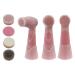 Blushly Facial Cleansing Brush - 360 Degree Facial Brush - Facial Brushes for Cleaning and Exfoliating - Face Cleansing Brush for Skin Care Routine - Facial Brush Skin Cleansing Pink