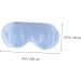 Silk Sleep Eye Mask | Adjustable Comfortable Blindfold for Sleeping & Travel | Blue | 1 Count - Buy Online on SooperMarket.com