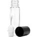 6 Pack 10ml Empty Clear Glass Roll-On Bottles with Glass Balls - Ideal for Perfumes Essential Oils & Lip Gloss Storage - Buy Online on SooperMarket.com