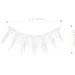 FOMIYES 12 Pairs Makeup False Eyelashes Japanese Lashes Eyelashes Cosplay Lashes Fake Lashes False Eyelashes Lashes False Lash White Fiber 3d Cosmetic Cross - Buy Online on SooperMarket.com