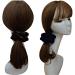 Mytoptrendz Classic Luxury Black Velvet Scrunchie - Perfect Ponytail Holder for Stylish Hair Accessories - Buy Online on SooperMarket.com