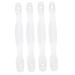 FOMIYES 4pcs Big Toe Splitter Tools for Men Socket Tool Nursing Clip Board Hallux Valgus Toe Stretcher Crooked Toe Alignment Spreader Women Toe Separators Toe Separate Tool Foot Care Tools Transparent 23.5x2.3cm