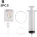 Refrigerator Drain Clean Brush Wash Brush Suction Syringe Hose Fridge Cleaner Dredge Tool Stick Drain Kit 1.5m Fridge Hole White 6pcs - Buy Online on SooperMarket.com