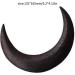 French Clips For Hair Halloween Moon Fork Wooden Hairpin Barrettes Hair Comb Hair Styling Tool Accessories Black - Buy Online on SooperMarket.com