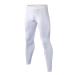 CARGFM Compression Pants for Men Basketball Tights Leggings Yoga Running Sports Workout Baselayer White Small