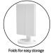 Buy From TV Trifold Makeup Mirror with LED Lights - Portable Vanity Mirror with 10x Magnification - Dimmable Lighted Mirror for Makeup and Grooming - Buy Online on SooperMarket.com