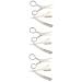 Beavorty 6 Pcs Manual Razors For Men Stainless Steel Straight Razor Barber Shaving Tools Old Fashioned Scissors
