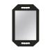 Rimosy Lightweight Handheld Mirror - Black Foam Handle Mirror for Barbers  Salons and Beauticians - Double Handle Mirror -Easy to Carry & Hold Mirror for Haircuts& Make up