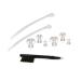 JIAHAO 2 x Sound Tubes + 6 x Ear Plugs/Pieces/Domes + 3in1 Hearing Aids Cleaning Tool