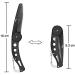 iPobie Folding Beard Comb Stainless Steel Beard Comb for Combing Hair Beards and Mustaches Folding Pocket Comb for Men - Buy Online on SooperMarket.com