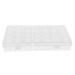 Buy EVSCAN 28-Slot Transparent Plastic Organizer Box - Sustainable Storage for Earrings Neck Chains & Medication - Buy Online on SooperMarket.com