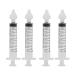 Lodokdre 4Pcs Baby Nose Clean Needle Tube Infant Nasal Aspirator Cleaner 10ML Rhinitis Nasal Washer