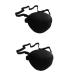 KOMBIUDA 2pcs Adult Amblypia Patch Adult Amblyopia Patches Eye Patches Pirate Patches Eyepatchs Black