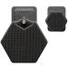 Tooletries - The Ultimate Scrubber Set - with 2X Scrubbers & Holders - Silicone Toiletry Organizer  Shower & Bathroom Accessory - Features Silicone-Grip Technology  Removable & Reusable - Charcoal