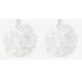 Mesh Bath Sponges Set of 2 White