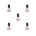 5 set of Nail Polish Glue Peel Off Liquid Nail Art Tape Latex Tape Finger Skin Protected Liquid Nail Care Tool Pink 10ml 5 set of (Pink 10ml)