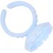 Eyelash Extension Glue Ring Cup 1.5cm / 0.6in Stable Wearing Easy To Wear Eyelash Glue Ring Cup Strong Flexibility for Professional Use(A pack of 100 blue) - Buy Online on SooperMarket.com