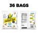 Smart50 Sea Salt Popcorn - 0.5oz Bags (36 Pack) | Healthy Snack Option - Buy Online on SooperMarket.com