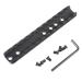 Houson 120mm aluminum M-L-O-K Picatinny-Schiene Picatinny Schiene Weaver Adapter Monta railway Weaverschiene Rail Mount Base Airsoft (11-Slot) G0023