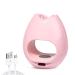 UV LED Nail Dryer Mini Pink USB Gel Nail Lamp 16W Portable Rose Shape Nail Curing Lamp for Gel Nails Polish Manicure Nail Art Tools Accessories(Button Model) Pink(button Model)