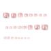 Pink Short Square Fake Toenails with Rhinestones - 24Pcs French False Toenails for Women & Girls - Buy Online on SooperMarket.com