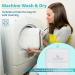 Luxury Bath Haven Full Body Bath Pillow with Headrest - Spa Accessories for Neck and Back - Powerful Suction Cups - Ideal for Shower, Tub, Jacuzzi - Buy Online on SooperMarket.com