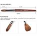 Alexnailart 4pcs Kolinsky Sable Acrylic Nail Brush Set - Red Wooden Handle, Manicure Design Pen for Acrylic Powder - Premium Quality - Buy Online on SooperMarket.com
