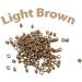 Kiara World 100 Light Brown Silicone Lined Micro Rings Beads 5mm for Pre Bonded I Tip Human Hair Extensions Feather Extensions - Buy Online on SooperMarket.com