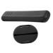 Mikinona 1set Powder Puff Storage Box Make up Travel Egg Rack Silica Gel Black 20X4.8CM