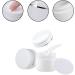 Zasiene Travel Cream Jar 12 Pieces 50 ml Travel Cream Jar Container 50 ml Container for Cream Empty Cream to Fill with Spatula and Label - Buy Online on SooperMarket.com