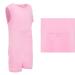 SpecialKids.Company Popper Vest Sleeveless Bodysuit with Crouch Snap Button & Tube Access Adaptive Clothing for Children with Special Needs Supersoft Cotton Elastane Fabric By Kaycey 11-12 Years Pink